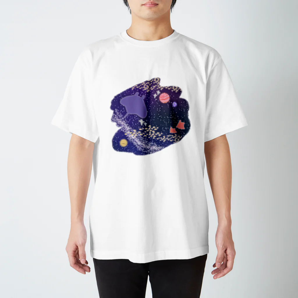 夏とらむねの海と宇宙 Regular Fit T-Shirt