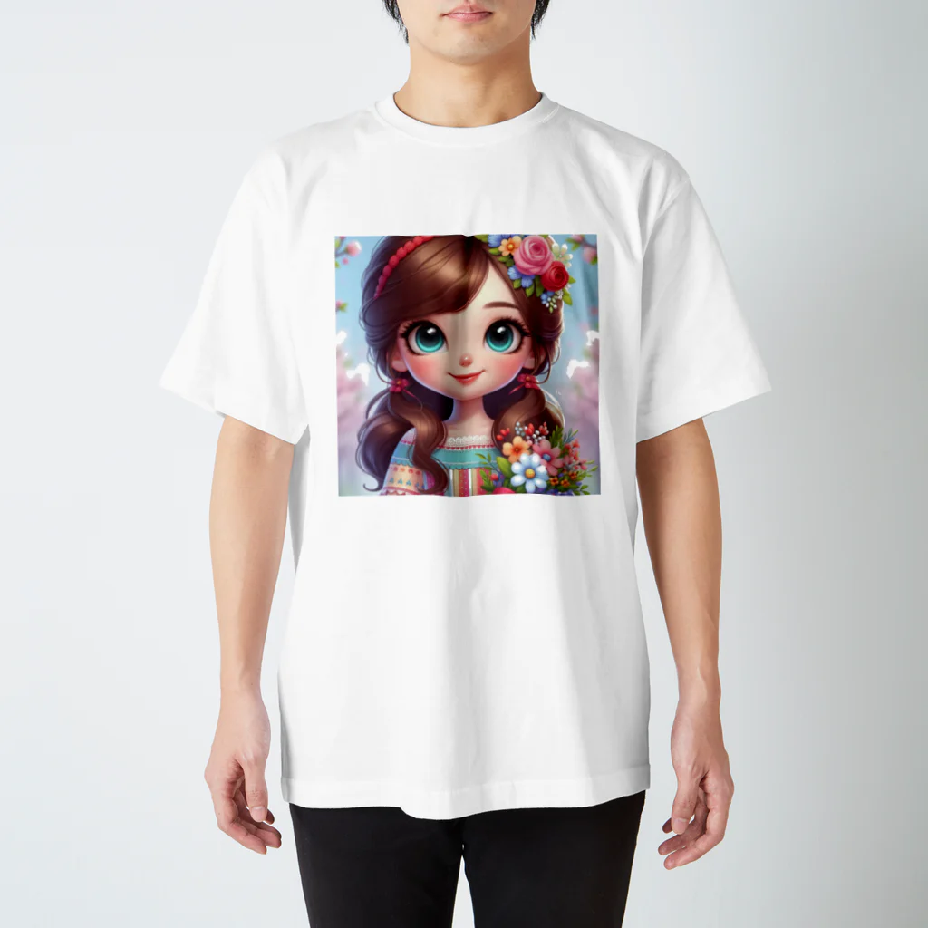 8kn356231の美少女 スタンダードTシャツ