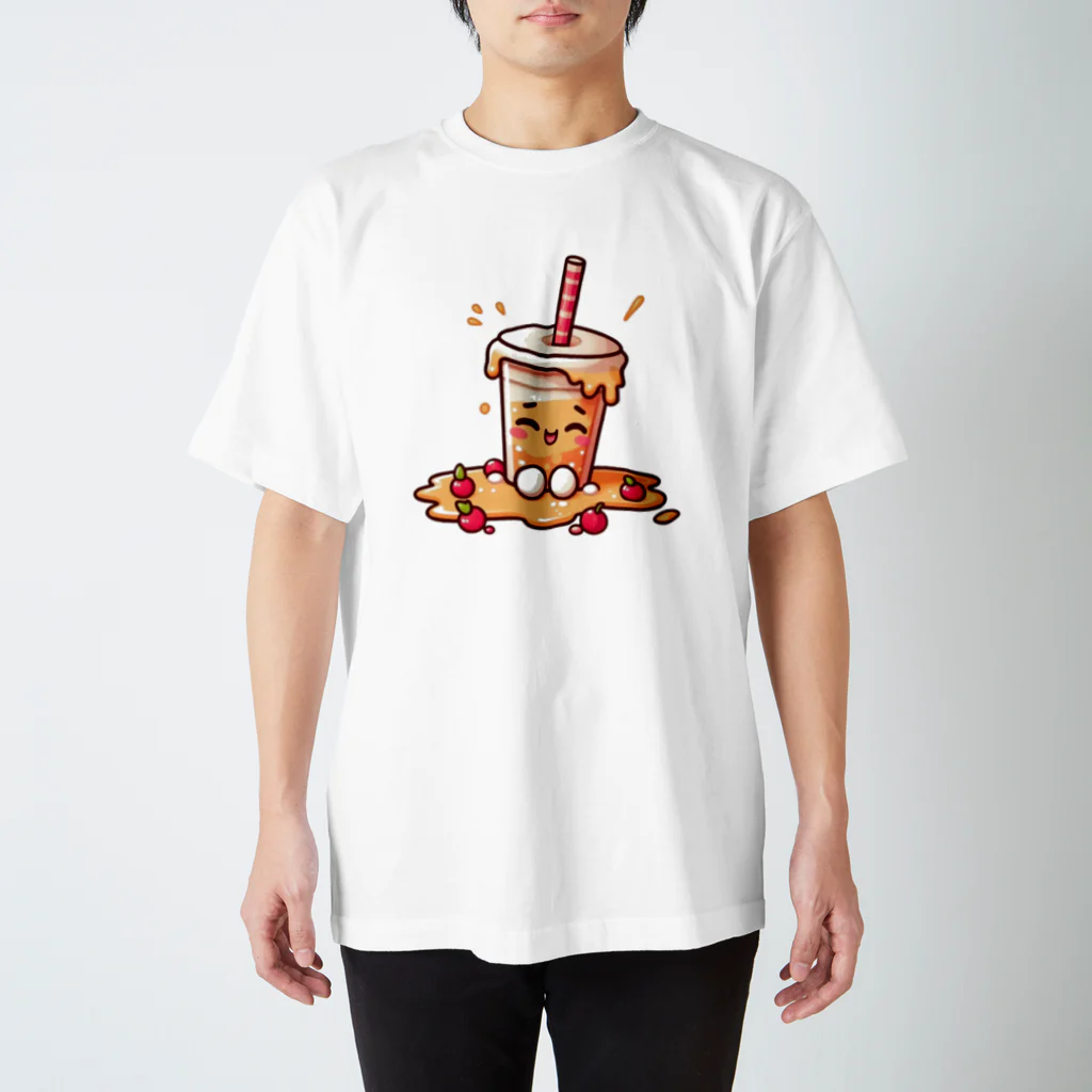 TooDesign315のひんやりドリンクこぼれました(笑) スタンダードTシャツ