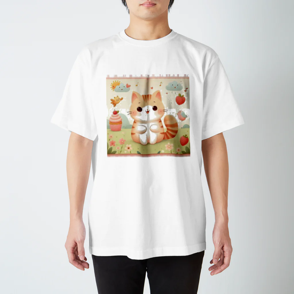 Rパンダ屋の「可愛い猫」グッズ Regular Fit T-Shirt