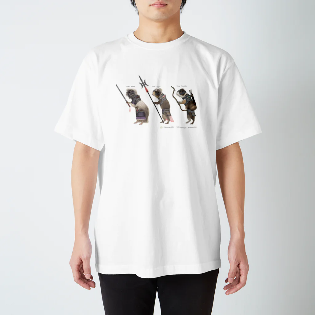 神聖家畜帝国　SUZURI店のモルモット隊 Regular Fit T-Shirt