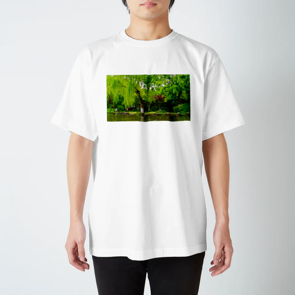 キー・チャンの西湖GREEN スタンダードTシャツ