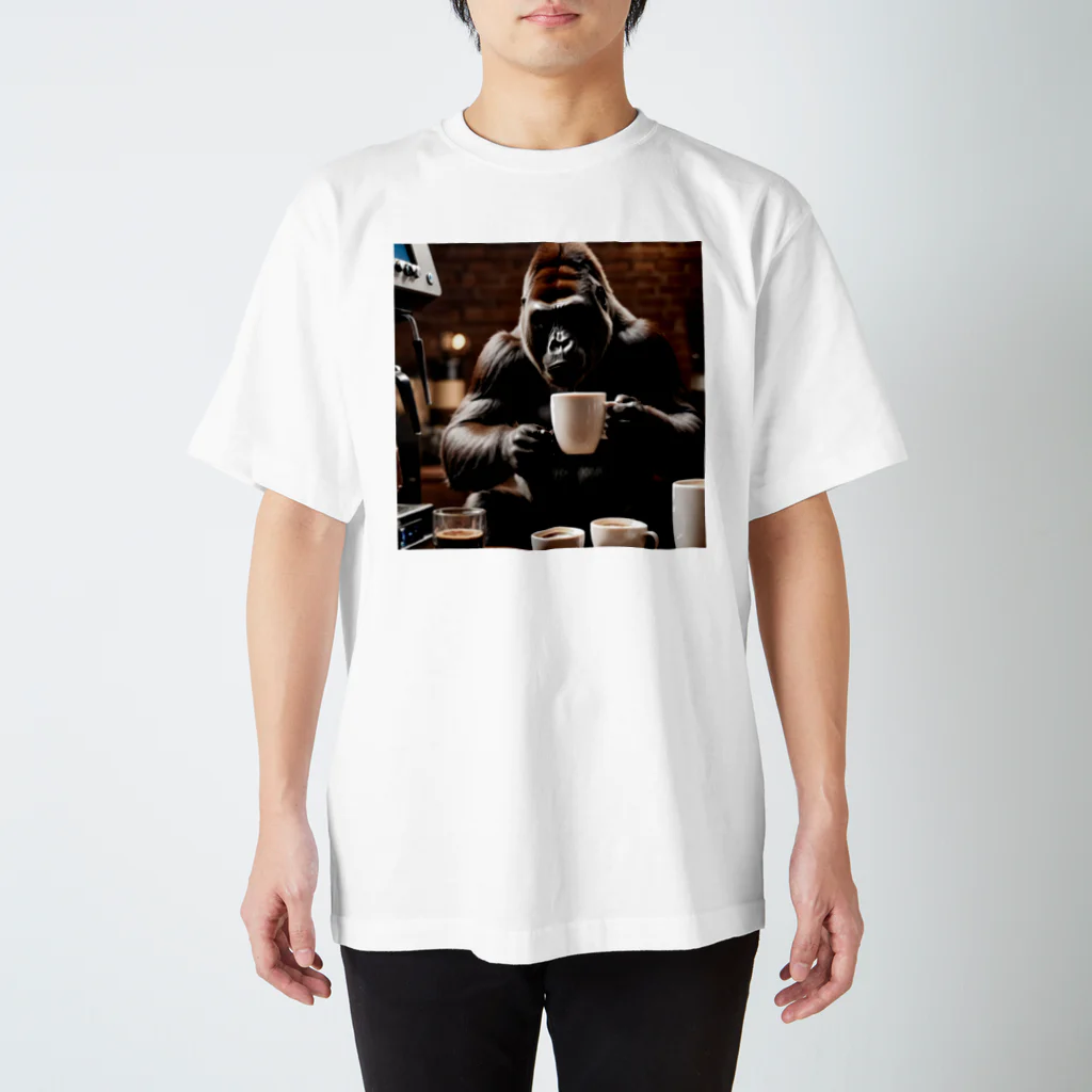 WildRiceのカフェゴリラ スタンダードTシャツ