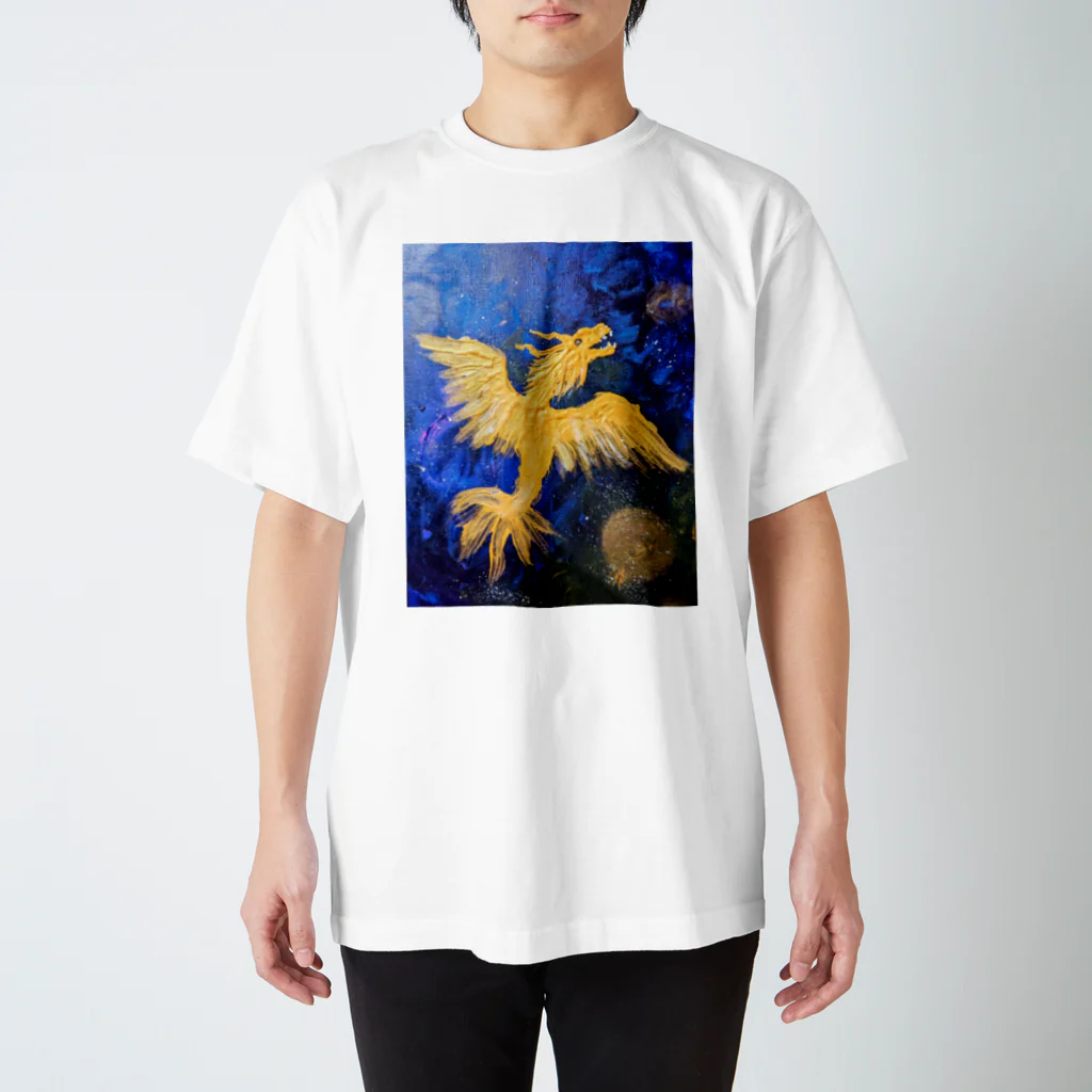 珍獣舎の宇宙と応龍 Regular Fit T-Shirt