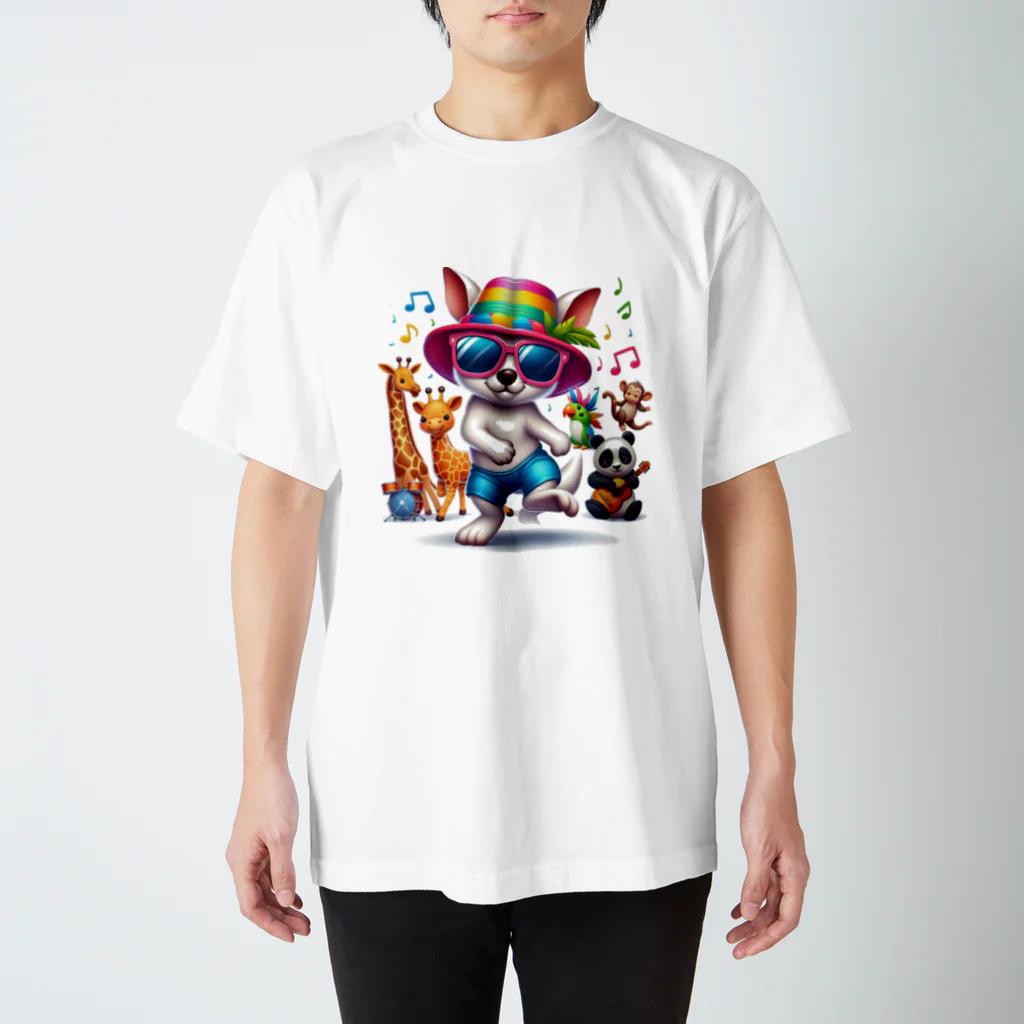 パカオのダンシングアニマル スタンダードTシャツ