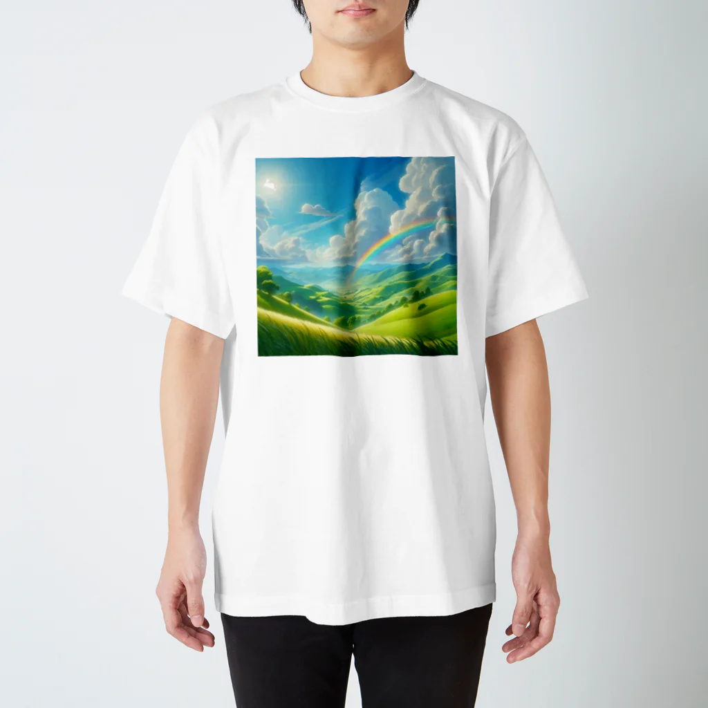 Rパンダ屋の「美しい緑の風景」グッズ スタンダードTシャツ