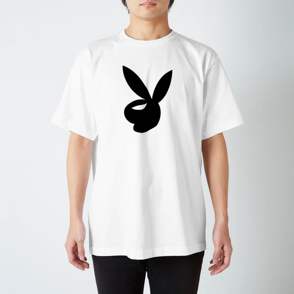 HoneyBunnyのBUNNY BLACK Regular Fit T-Shirt