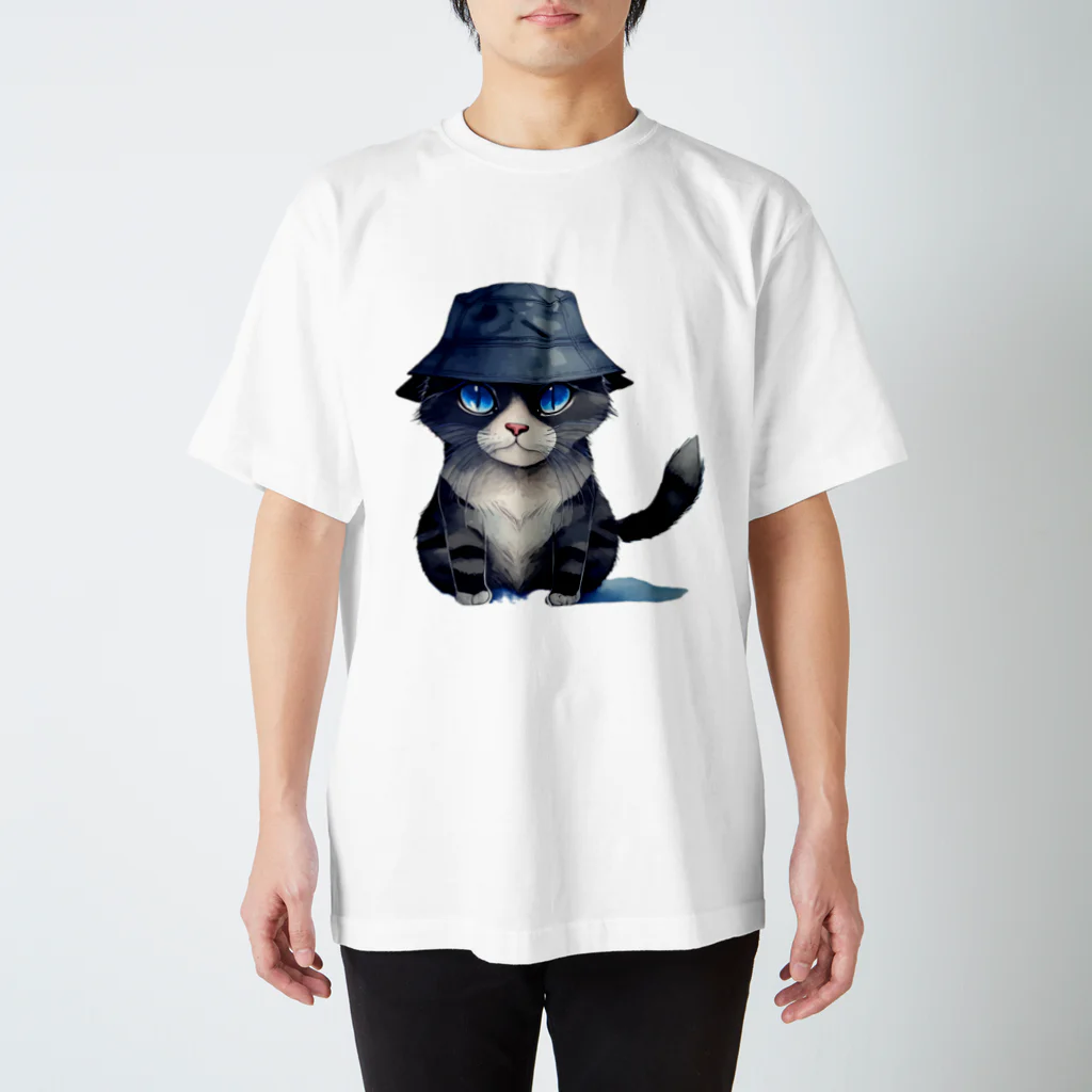 Fun_Qのバケハ猫 Regular Fit T-Shirt