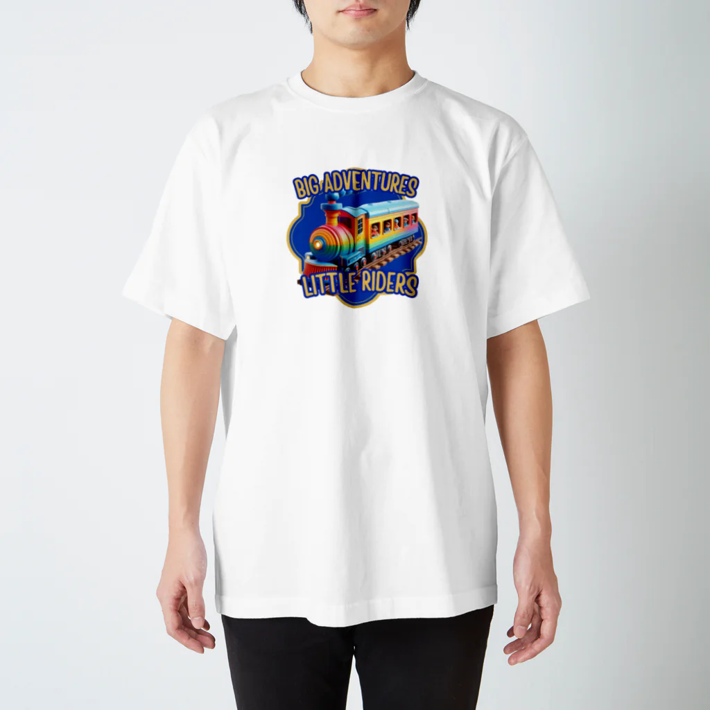 ENJOY NOW STOREのBig Adventures, Little Riders スタンダードTシャツ