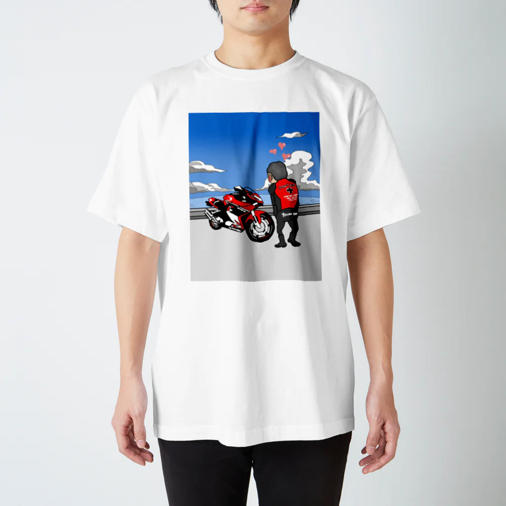 ぐどん屋（現代凡人）のバイク スタンダードTシャツ