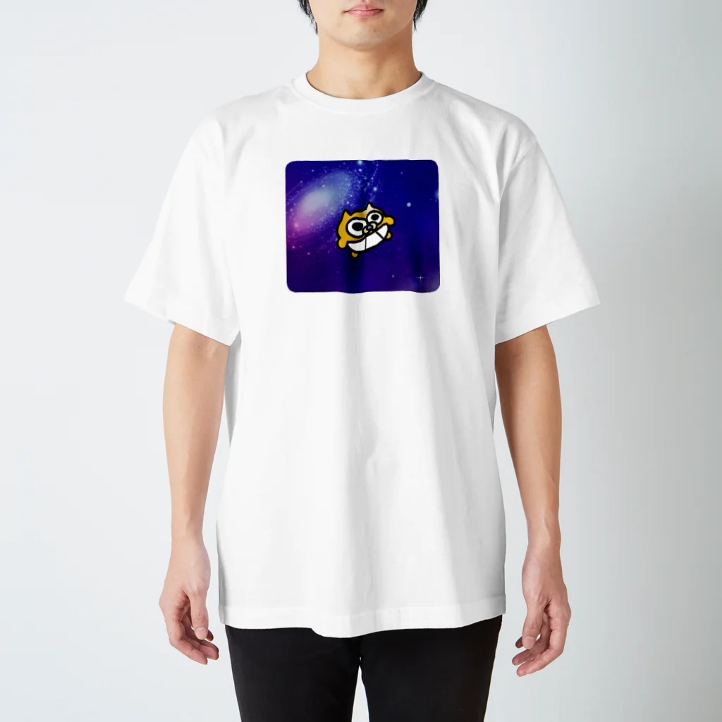 👶びくたろ🍼の宇宙赤ちゃんうんたねこ Regular Fit T-Shirt