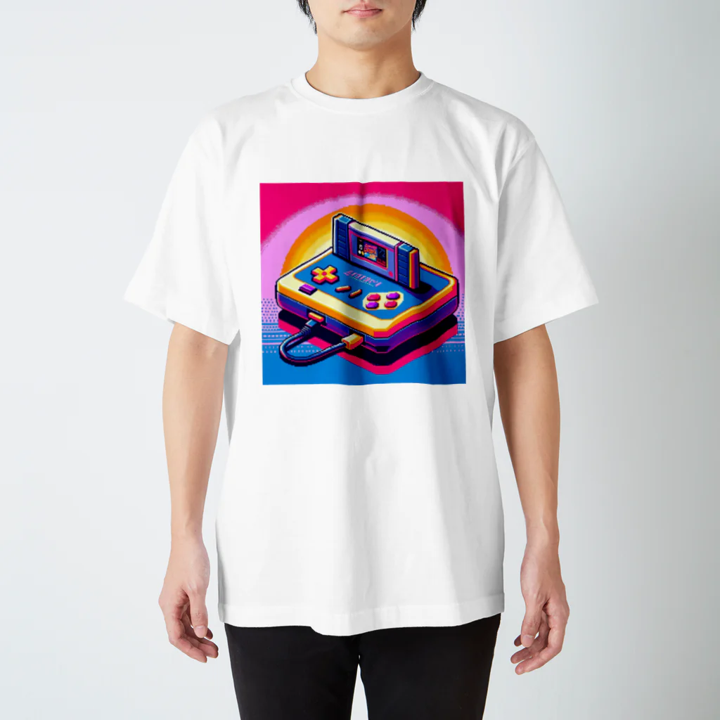 ドット職人のピクセルアート　レトロゲーム スタンダードTシャツ