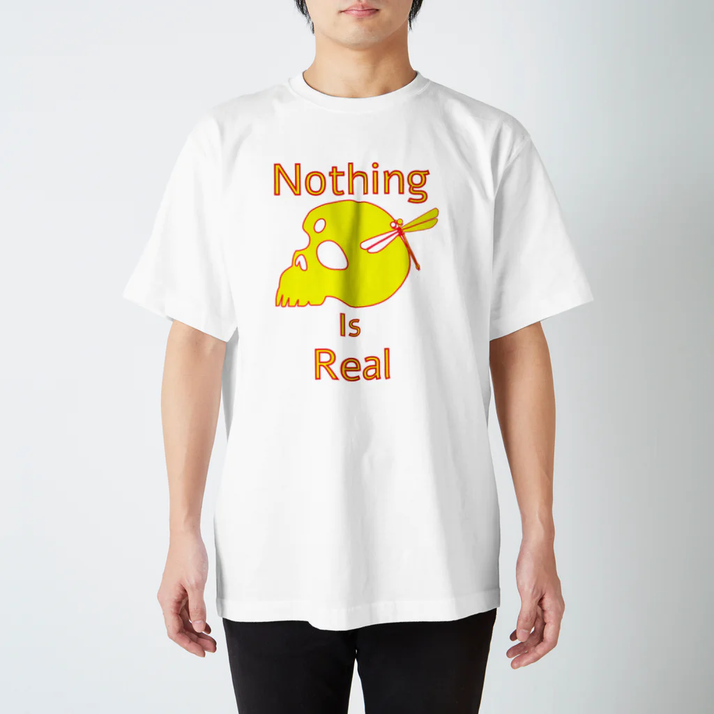 『NG （Niche・Gate）』ニッチゲート-- IN SUZURIのNothing Is Real.（黄色） スタンダードTシャツ