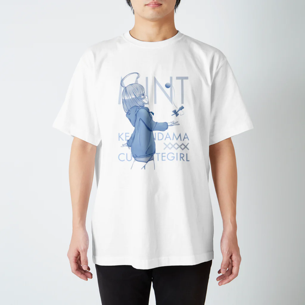 Raiaのショップのけん玉美少女ミント スタンダードTシャツ