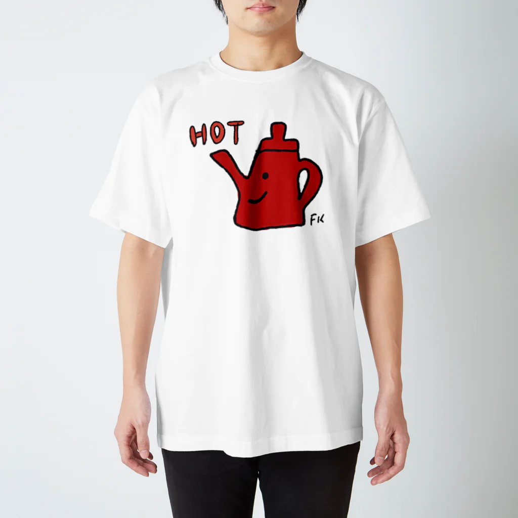 TOMORUFUのRED HOT KETTLE スタンダードTシャツ