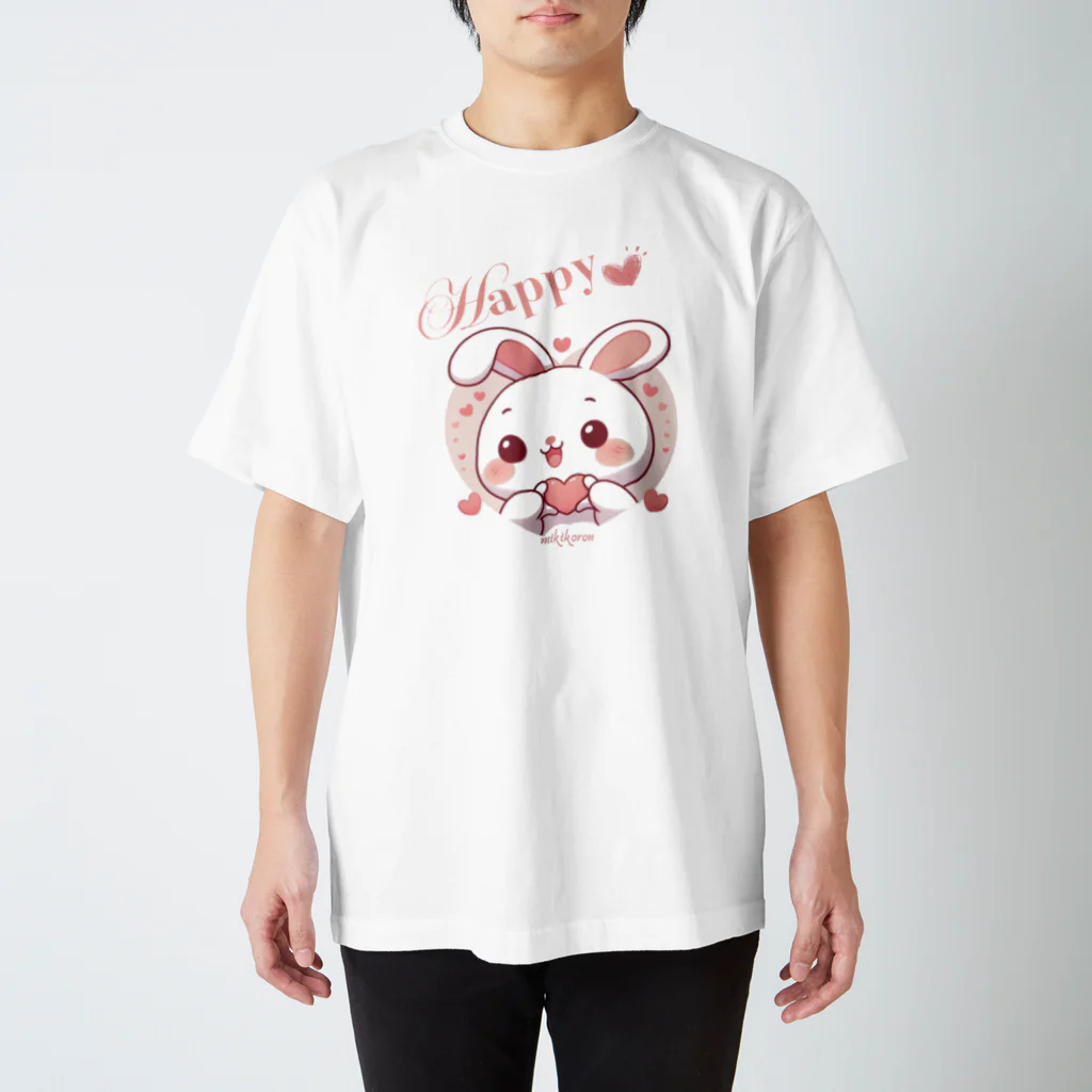 みきころん♡の幸せを呼ぶうさぎ💖 Regular Fit T-Shirt