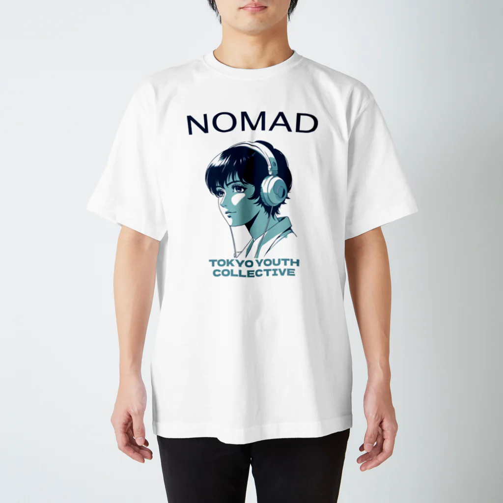 NOMAD TOKYO YOUTH COLLECTIVEのヘッドフォンガール 001 Regular Fit T-Shirt