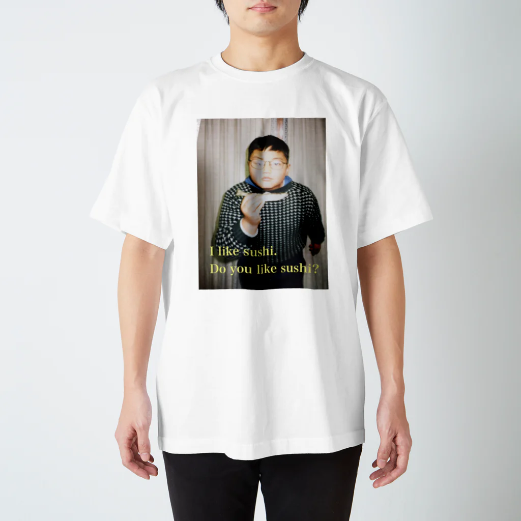 henteko_na_omiseのI like sushi.Doyoulikesushi？Tシャツ Regular Fit T-Shirt