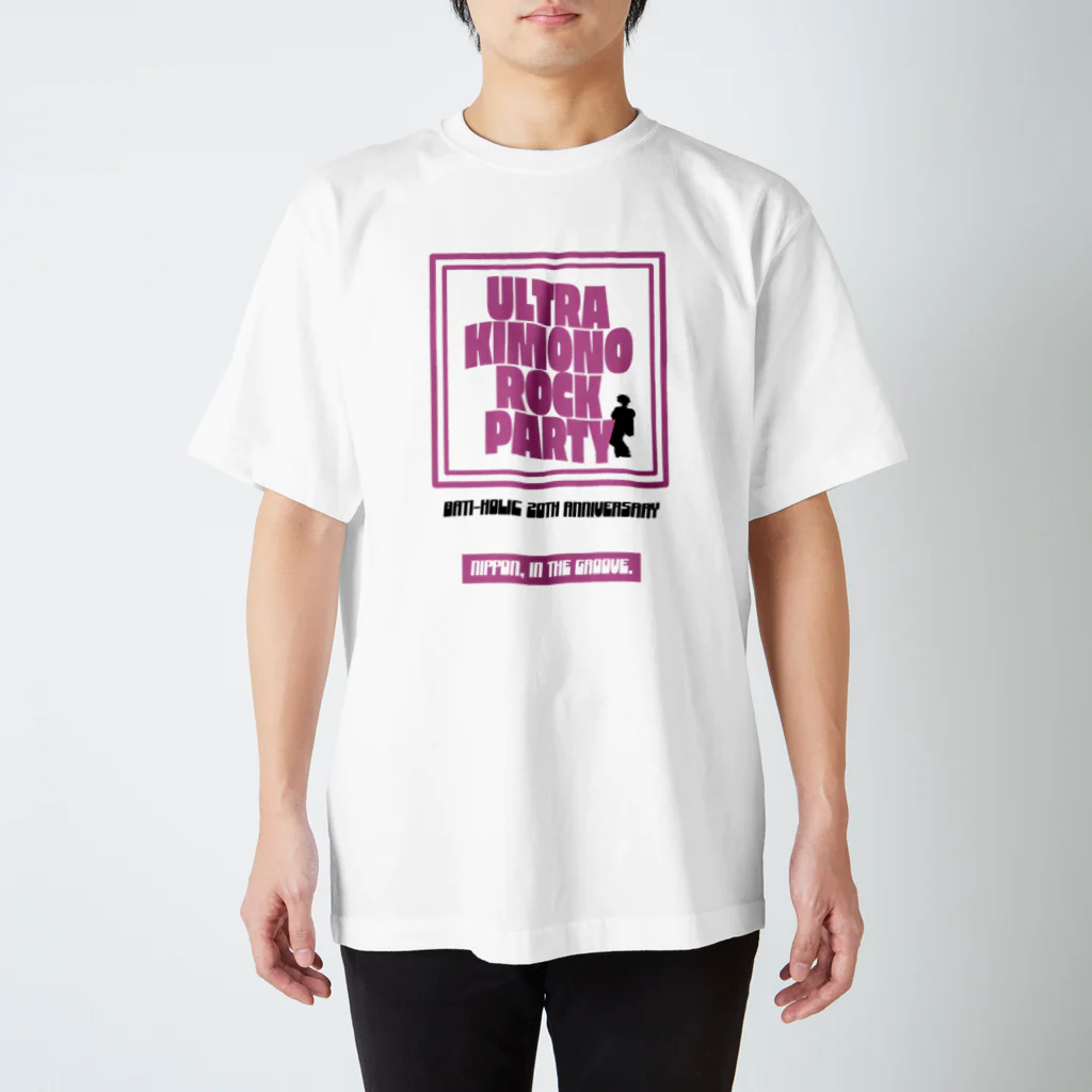 BATI-HOLIC online storeの20周年記念Tシャツ（白） Regular Fit T-Shirt