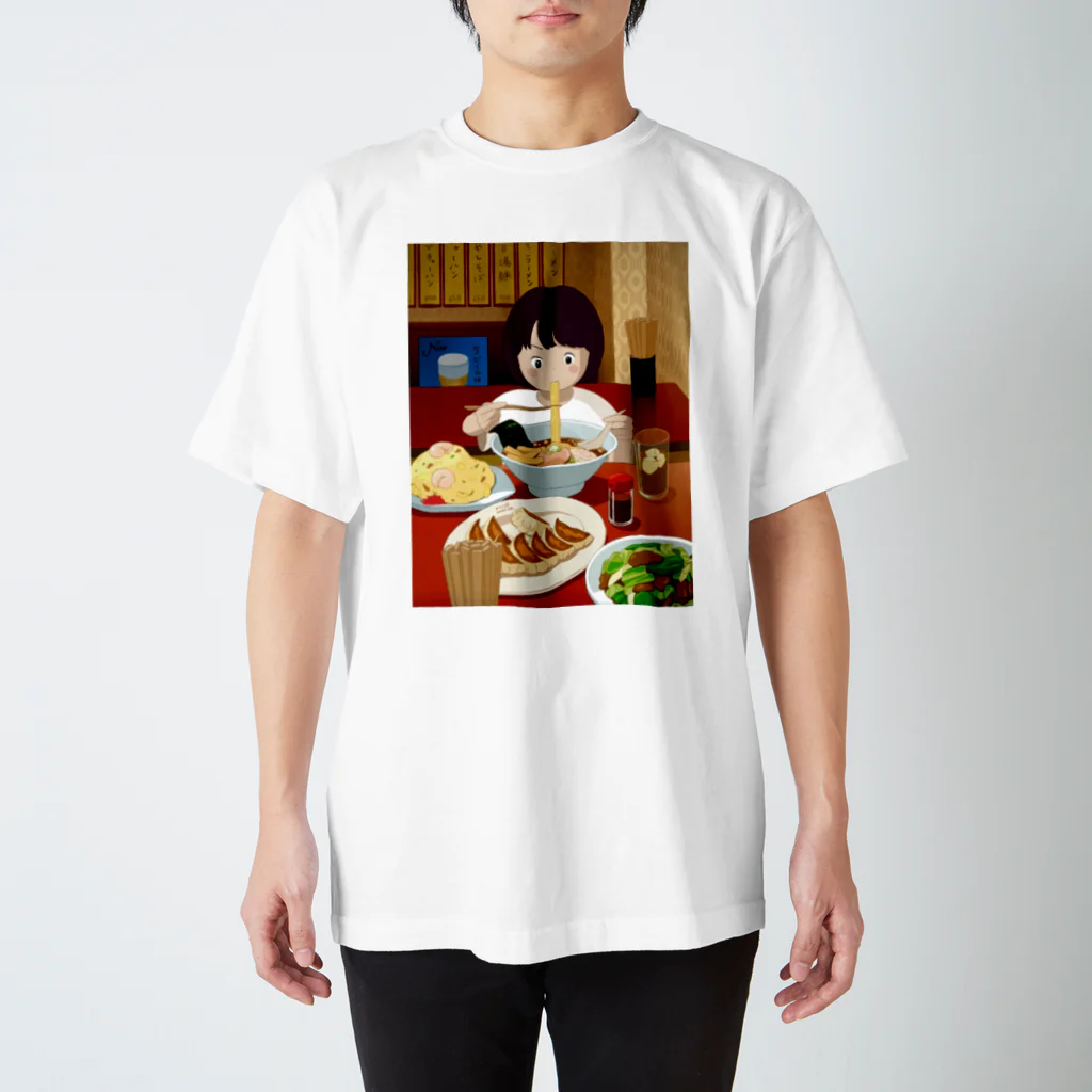 かに座/kaniza🦀SHOPの町中華🍜Japanese Chinese food スタンダードTシャツ