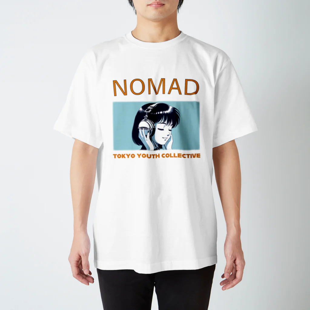 NOMAD TOKYO YOUTH COLLECTIVEのヘッドフォンガール 004 スタンダードTシャツ