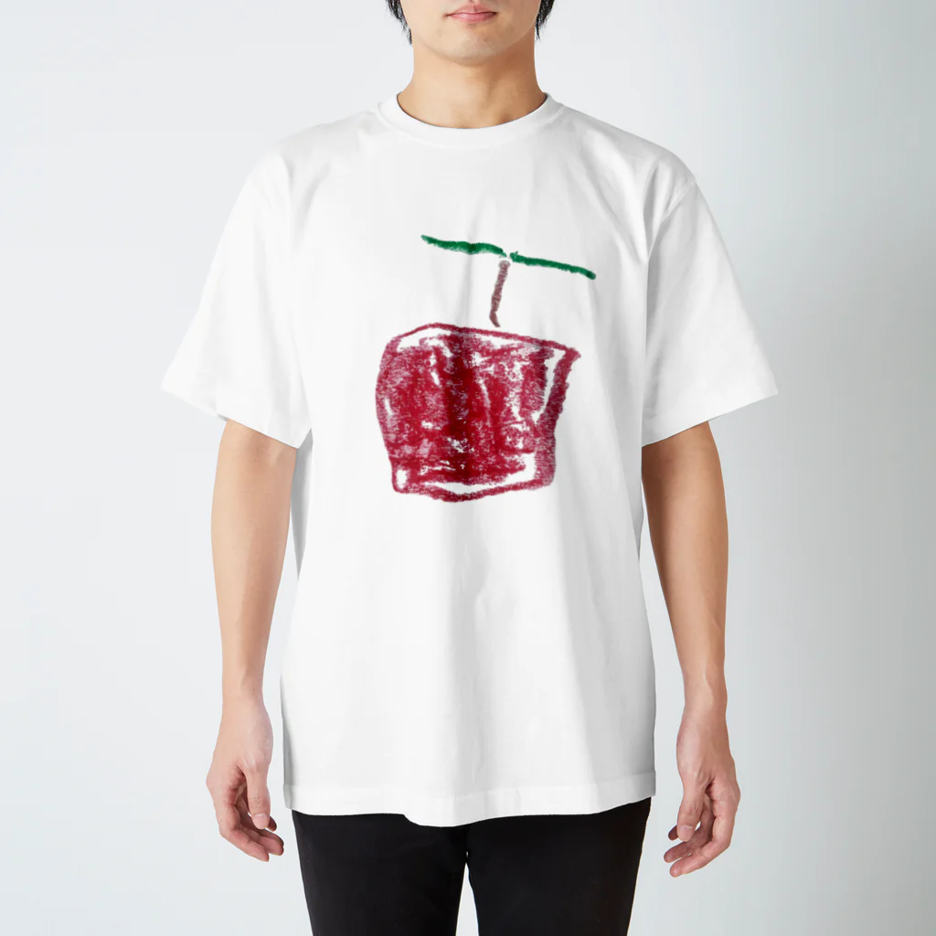 Satonobouのしかくいりんご スタンダードTシャツ