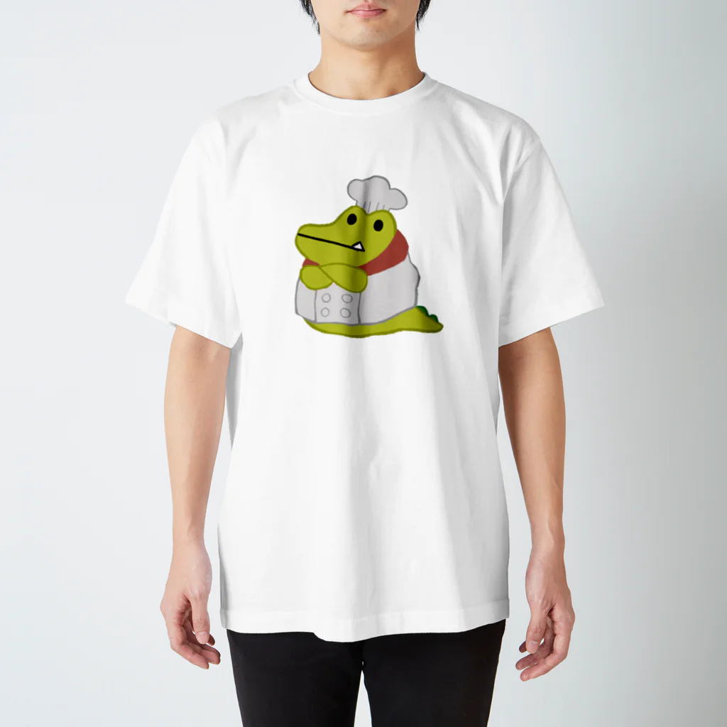 わりとせまいショップのblobwani（シェフ） スタンダードTシャツ