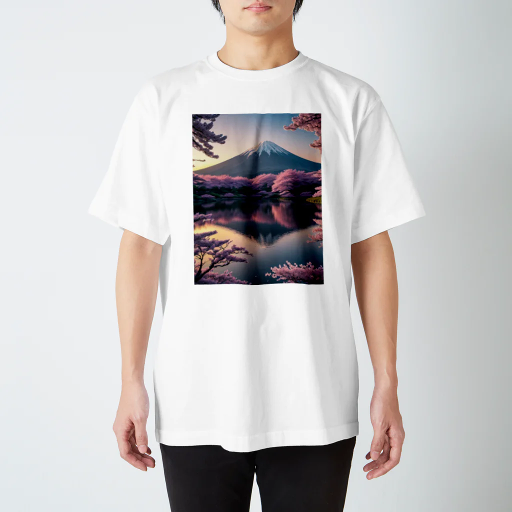 syaspのmount-Fuji Tシャツ　 スタンダードTシャツ