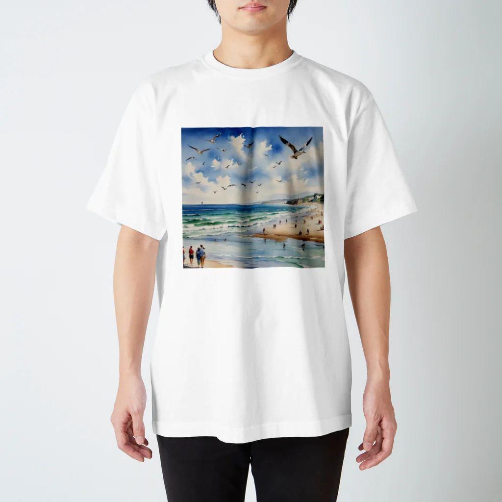 eri_sakuの日本の美しい夏 Regular Fit T-Shirt