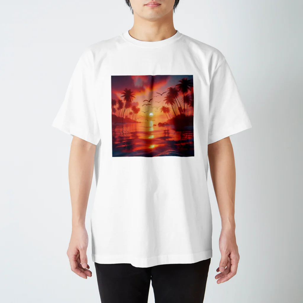 mh03の綺麗な夕焼け Regular Fit T-Shirt