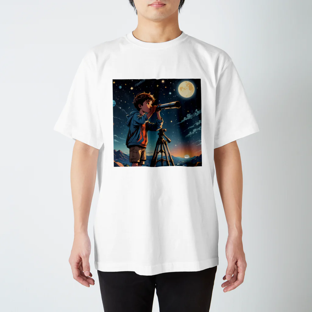 jintan0115の宇宙を夢見る少年 スタンダードTシャツ