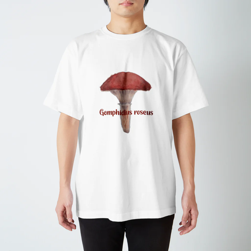 I love mushroom🍄の見つけたら食べちゃおシリーズ no.8 オウギタケ スタンダードTシャツ