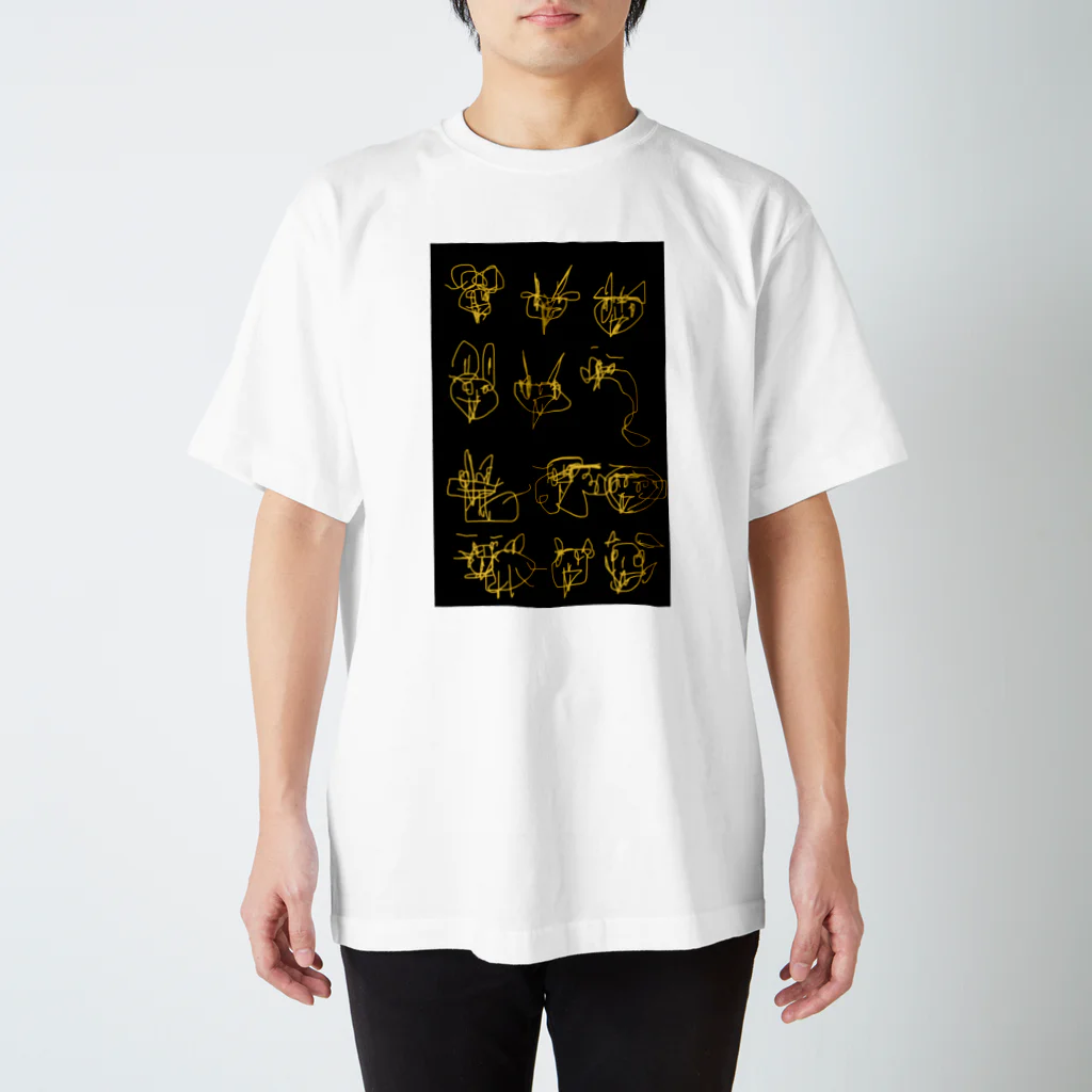 tune_ahiruの十二支早見表 スタンダードTシャツ