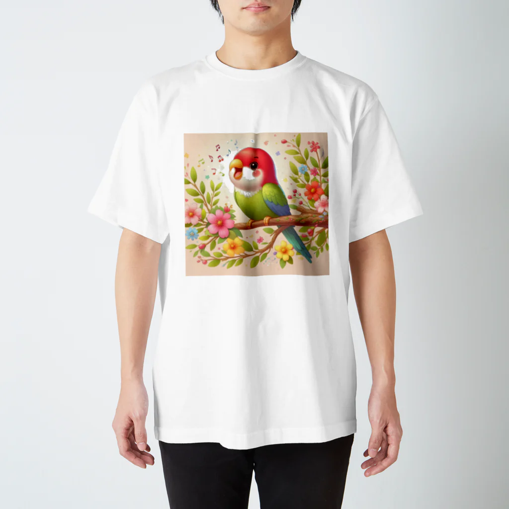 gateanの歌うインコ Regular Fit T-Shirt