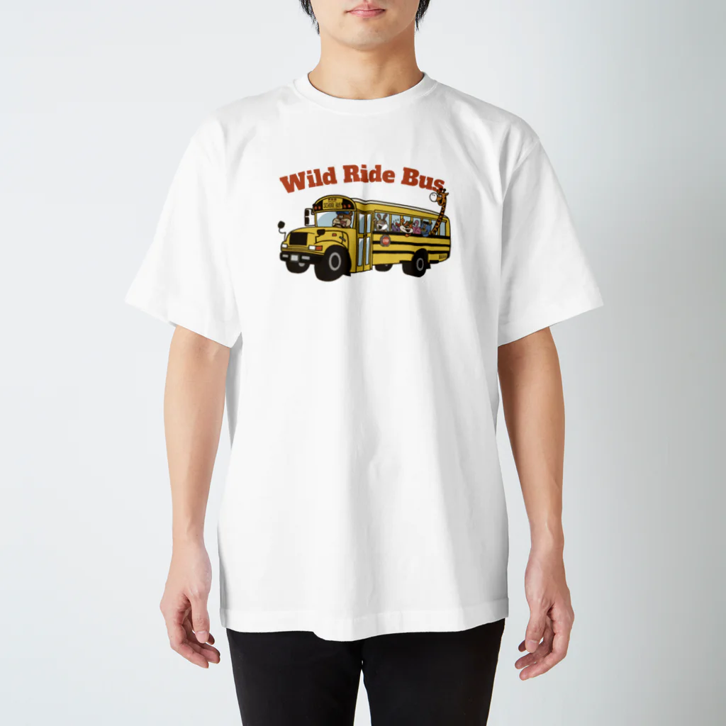 noskecampのWild Ride Bus 〜noskeのサファリスクールバス〜 スタンダードTシャツ