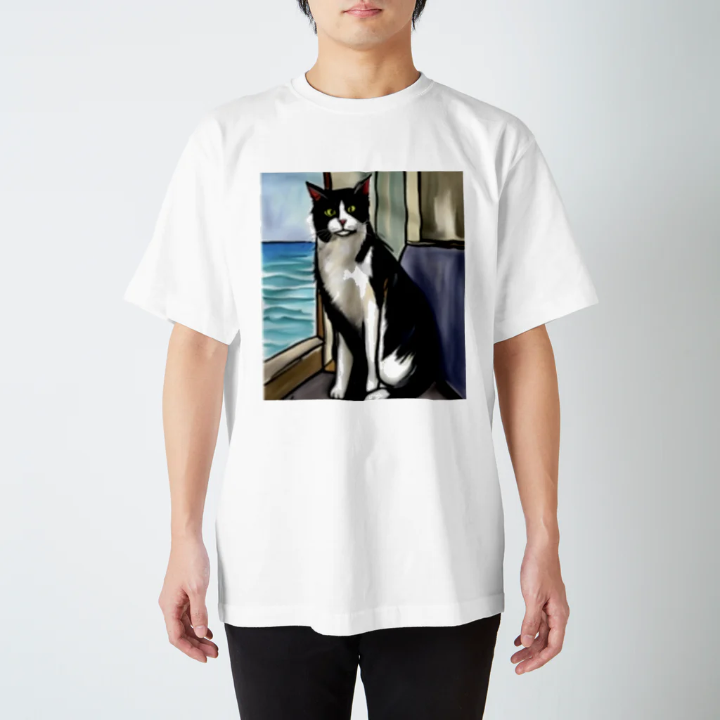 Ppit8の旅する猫 スタンダードTシャツ