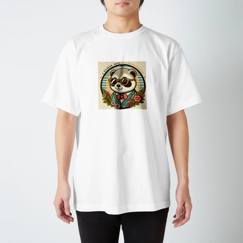 KAWAII SHOPのOSHARE RACCOON スタンダードTシャツ