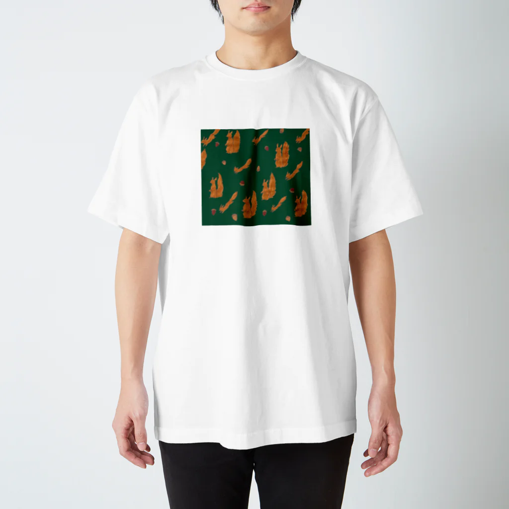 maru-marumochiの動物柄２ Regular Fit T-Shirt
