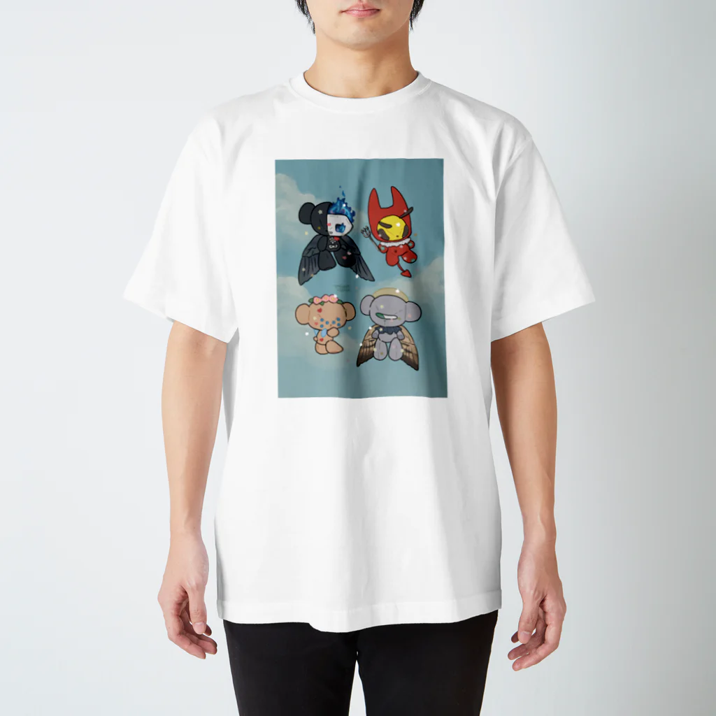 こっちみんなむしの天使と悪魔の多眼ちゃんたち Regular Fit T-Shirt