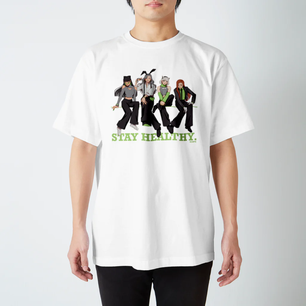 いちめのSTAY HEALTHY. スタンダードTシャツ