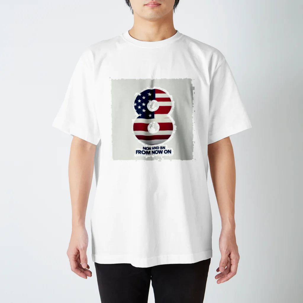 BABYLON  Channel　aiのアメリカ国旗🇺🇸 数字のエイト Regular Fit T-Shirt