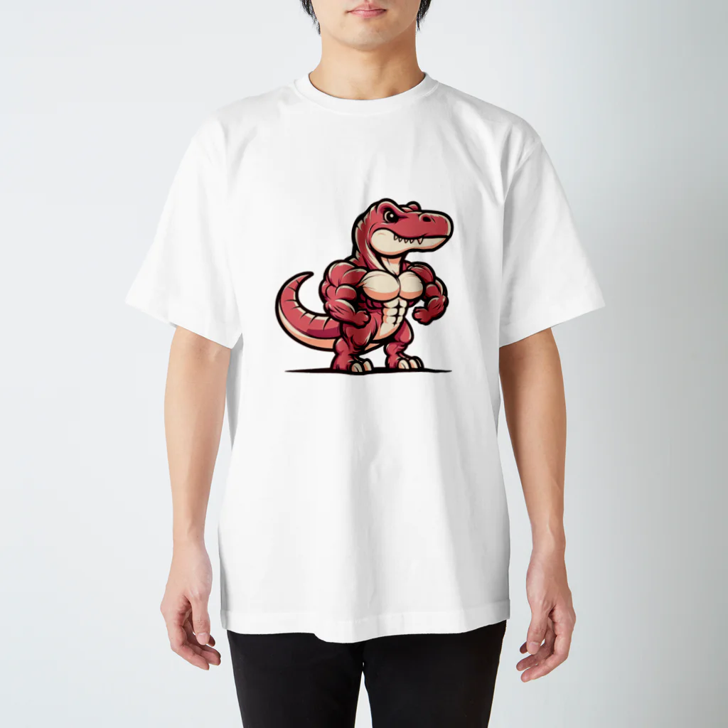 Sukombuの筋肉自慢のTくん スタンダードTシャツ