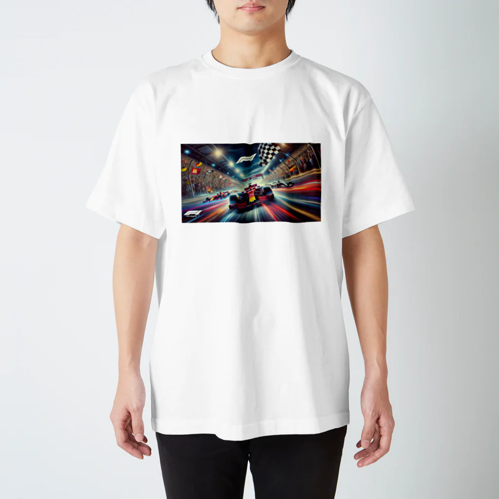 the blue seasonのスピードと興奮の頂点：フォーミュラ1レースの魅力 Regular Fit T-Shirt