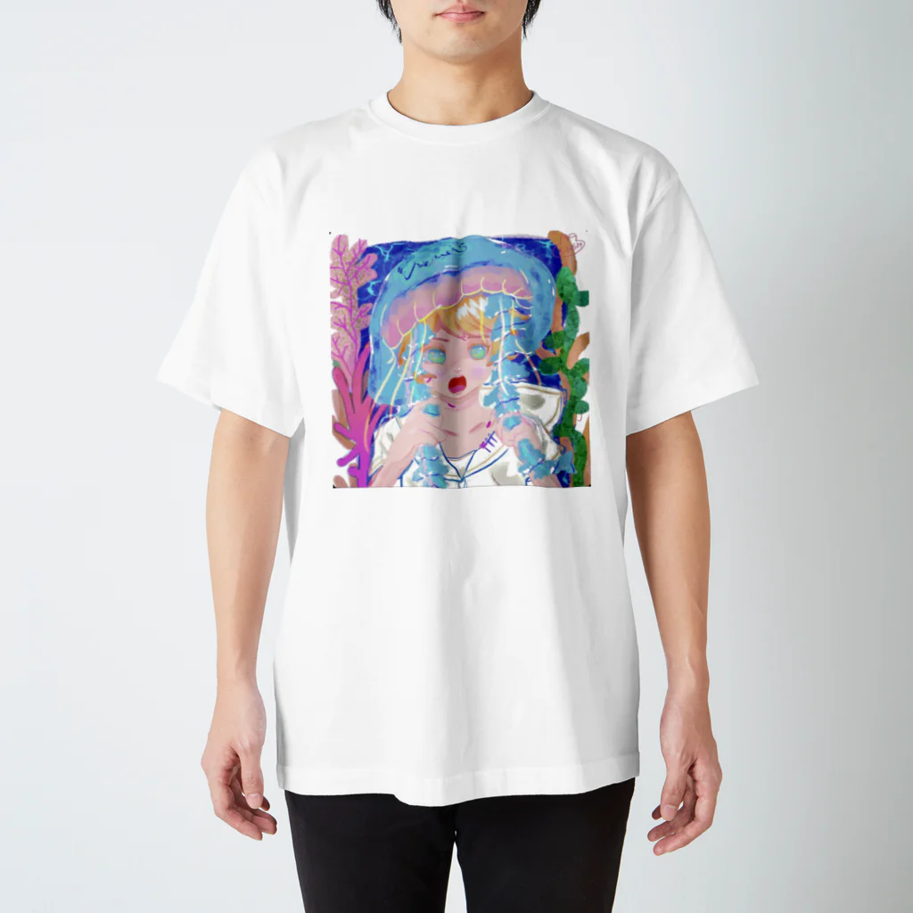 もふおみのJelly Fish Regular Fit T-Shirt