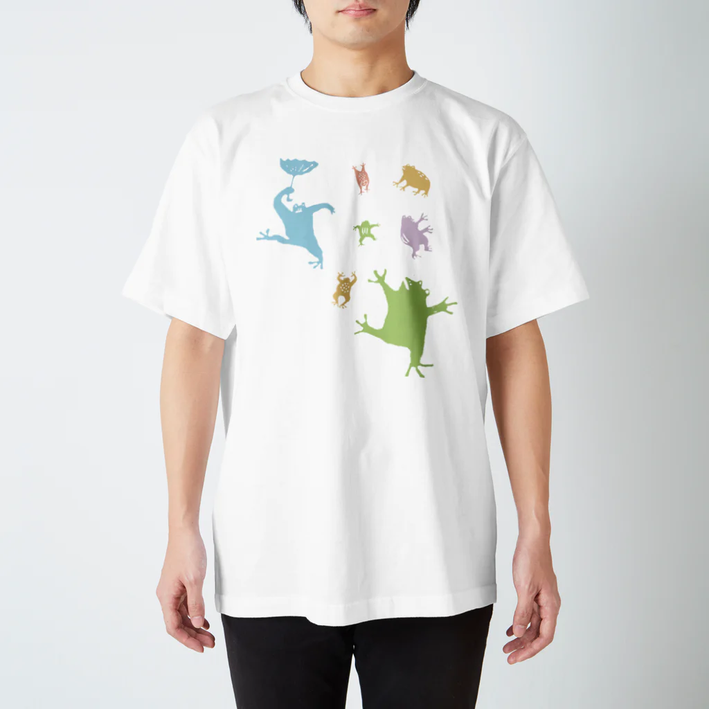 araimariyaのカエルパーティー スタンダードTシャツ