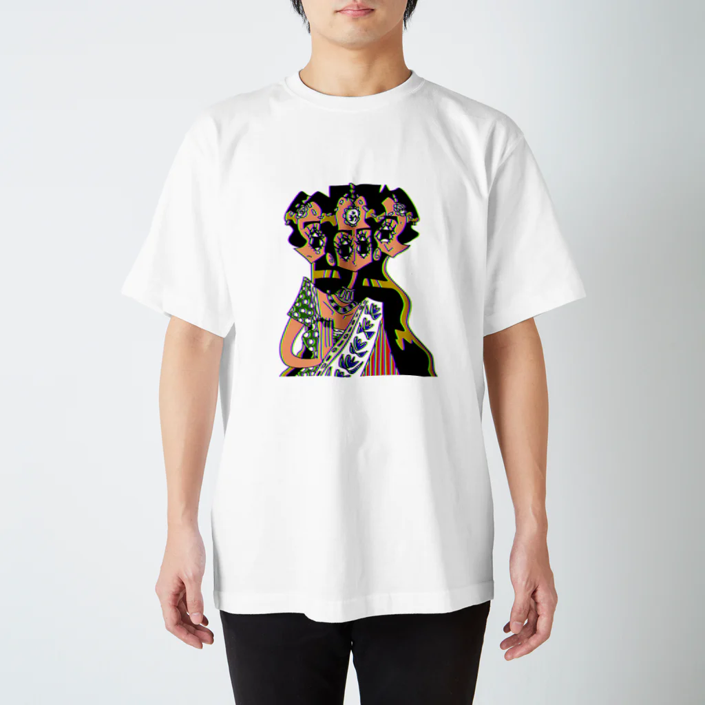 E-ve's Storeの🇮🇳Hindu Nationalism-Chan🇮🇳 スタンダードTシャツ