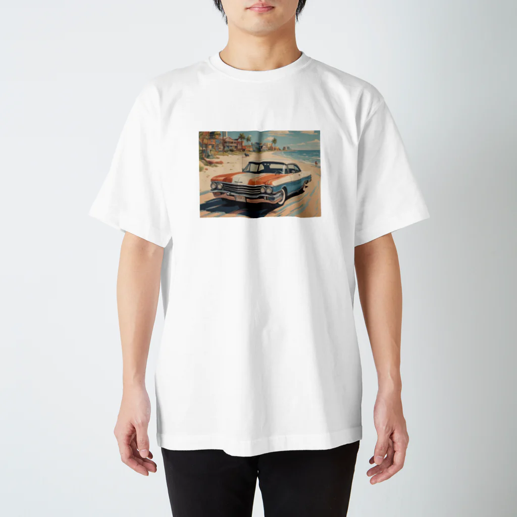 kenchikukun88のアメ車のデザイン Regular Fit T-Shirt