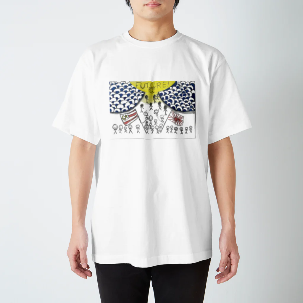 CFFJAPANの子どもたちの絵付き！マレーシアTシャツ Regular Fit T-Shirt