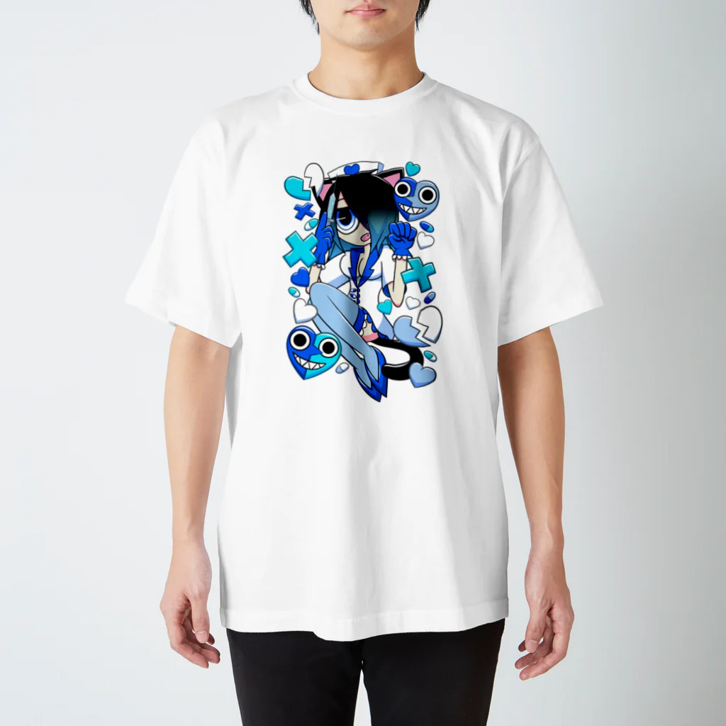 plplplanetのNURSE+CAT スタンダードTシャツ