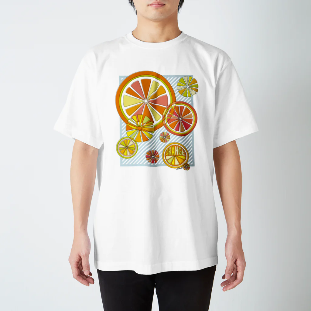 Macchi Baco | SUZURI SHOPのORANGE Regular Fit T-Shirt